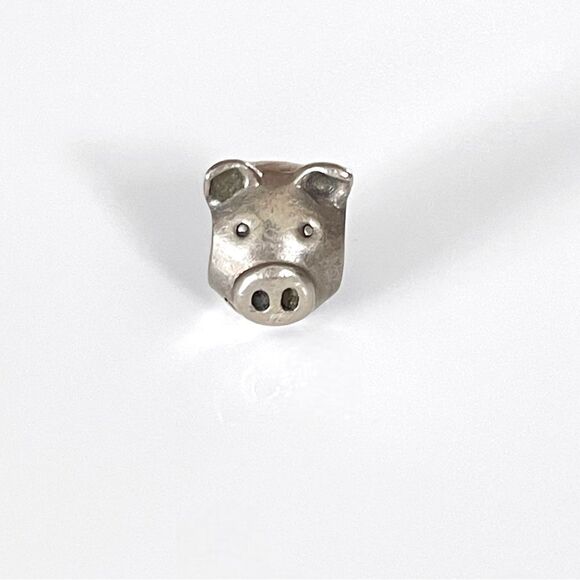 Pandora 925 Pig Charm - Picture 1 of 5